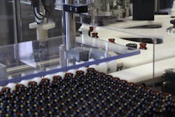 Figure 3: TurboFil&rsquo;s Mini-Monoblock MDN-50 fills and caps multi-dose nasal dispensers at a rate of up to 50 pieces per minute.