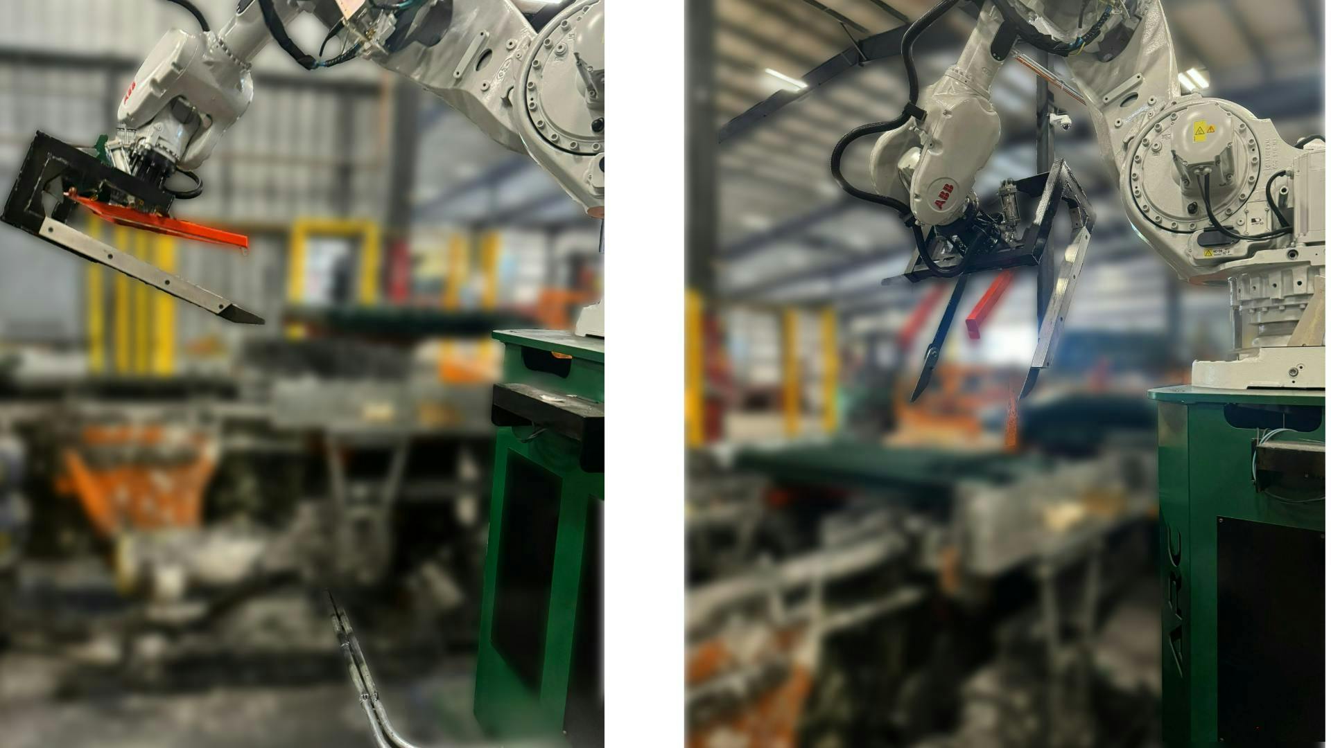 Figure 4: ARC used a robot to build a system for a T-post manufacturer to move bundles of material. Figure 4: ARC used a robot to build a system for a T-post manufacturer to move bundles of material.