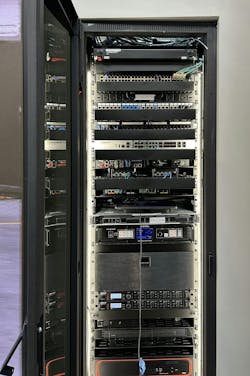 The system features CBRS spectrum deployment in the 3.55 GHz-3.7 GHz range, a security framework developed with the MxD Cybersecurity Institute, proprietary cybersecurity built on 3GPP standards, NIST framework compliance and zero-trust principles and air-gap protection for network segmentation.