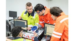 Electrical engineers supervise and design PLC electrical systems for companies or industrial factories. Electrical engineers supervise and design PLC electrical systems for companies or industrial factories.