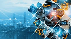 Concept of artificial intelligence for industrial revolution and automation manufacturing process