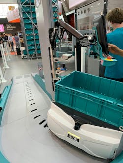 Figure 2: As warehouses employ such extraordinary lengths of conveyors, there is often a need to detect boxes or objects as they travel along the conveyors, and sometimes, too, detecting when objects are where they aren&rsquo;t supposed to be.