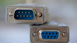 Connectors with a fixed number of pins, such as DB-9 and DB-25, are most common. Connectors with a fixed number of pins, such as DB-9 and DB-25, are most common.