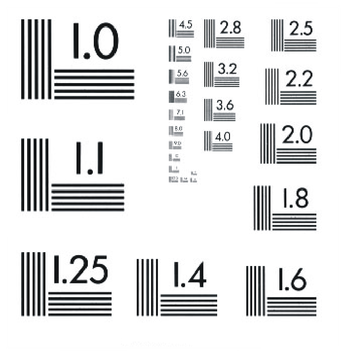 Figure 3: To test resolution, use a resolution target such as the USAF resolution target. Figure 3: To test resolution, use a resolution target such as the USAF resolution target.